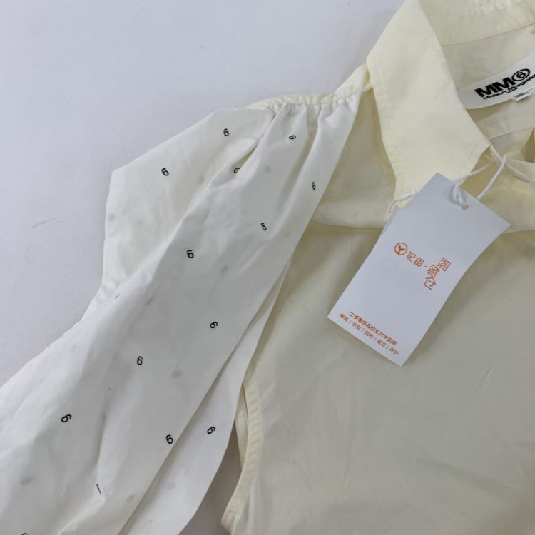 MM6 MM6 Maison Margiela Logo Print Button Up Shirt 38 Size XS / US 0-2 / IT 36-38 - 5 Thumbnail