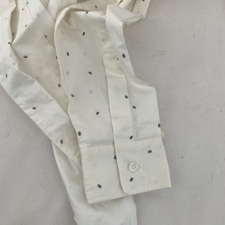 MM6 MM6 Maison Margiela Logo Print Button Up Shirt 38 Size XS / US 0-2 / IT 36-38 - 7 Thumbnail