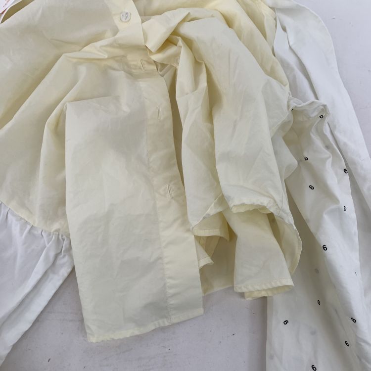 MM6 MM6 Maison Margiela Logo Print Button Up Shirt 38 Size XS / US 0-2 / IT 36-38 - 6 Thumbnail