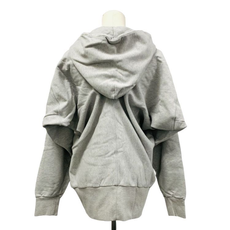Maison Margiela Maison Margiela Gray Zip-Up Hoodie Size IT 38 Size XS / US 0-2 / IT 36-38 - 2 Thumbnail