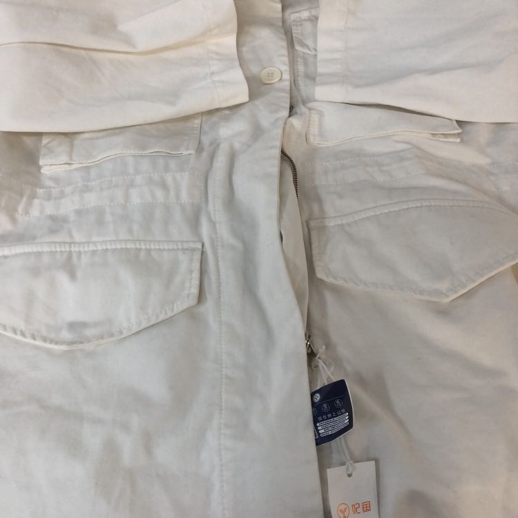 MM6 MM6 Maison Margiela White Cotton Jacket Size 36 Size XS / US 0-2 / IT 36-38 - 12 Thumbnail