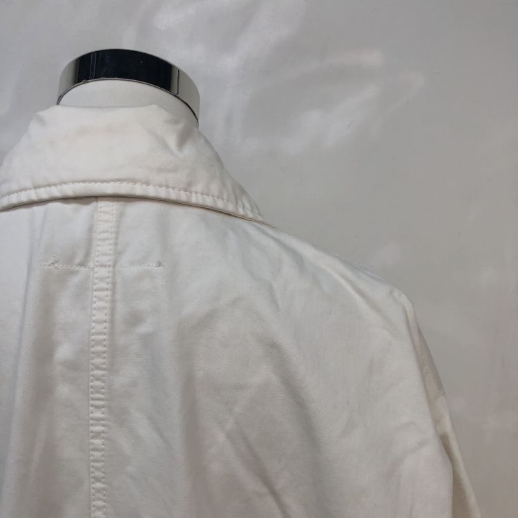 MM6 MM6 Maison Margiela White Cotton Jacket Size 36 Size XS / US 0-2 / IT 36-38 - 9 Thumbnail
