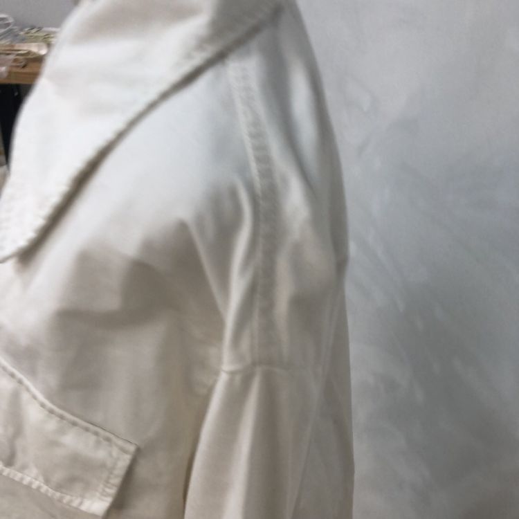 MM6 MM6 Maison Margiela White Cotton Jacket Size 36 Size XS / US 0-2 / IT 36-38 - 8 Thumbnail