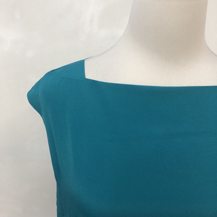 Maison Margiela Maison Margiela Teal Sleeveless Boat Neck Top Size 38 Size XS / US 0-2 / IT 36-38 - 6 Thumbnail