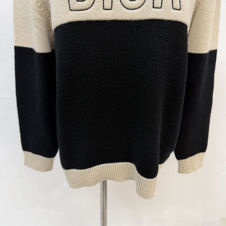 Dior Dior Colorblock Logo Knit Sweater Size S Size S / US 4 / IT 40 - 9 Thumbnail