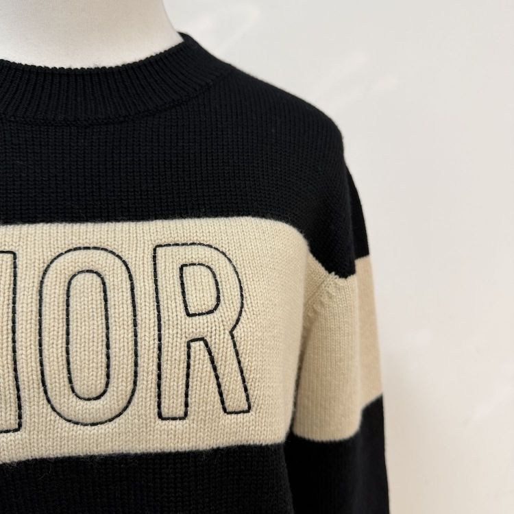 Dior Dior Colorblock Logo Knit Sweater Size S Size S / US 4 / IT 40 - 8 Thumbnail