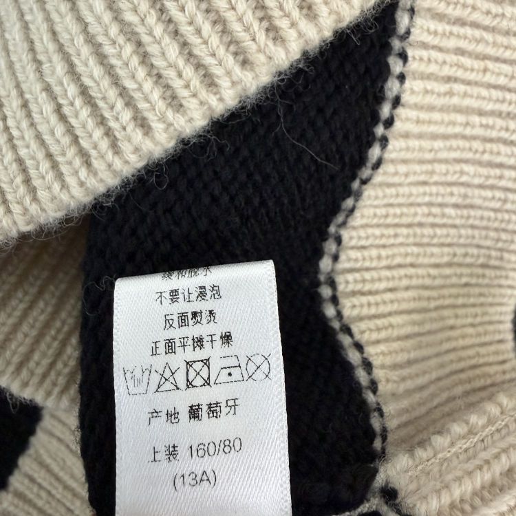 Dior Dior Colorblock Logo Knit Sweater Size S Size S / US 4 / IT 40 - 5 Thumbnail