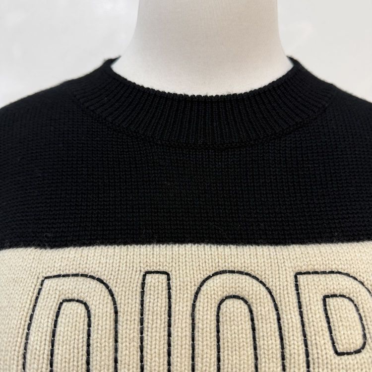 Dior Dior Colorblock Logo Knit Sweater Size S Size S / US 4 / IT 40 - 6 Thumbnail