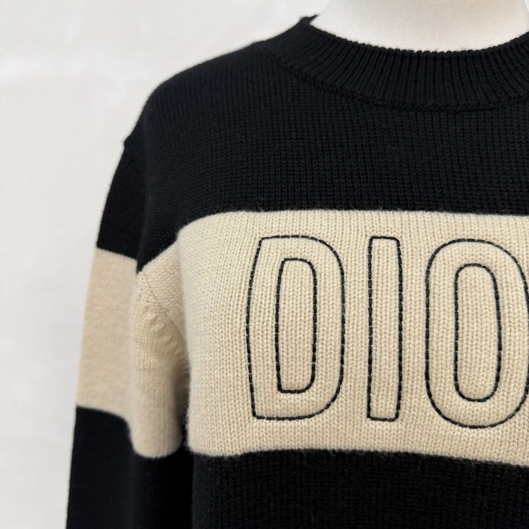 Dior Dior Colorblock Logo Knit Sweater Size S Size S / US 4 / IT 40 - 7 Thumbnail