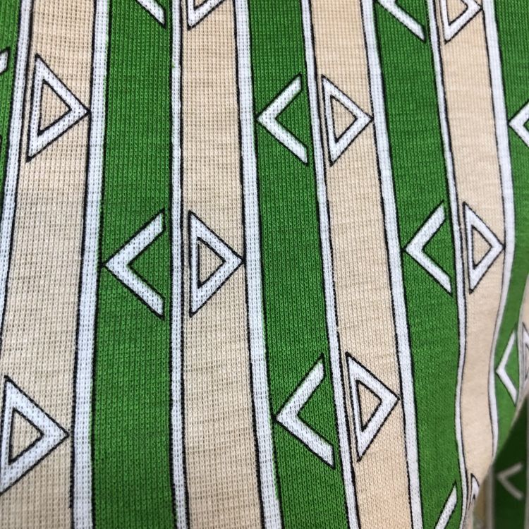 Dior Dior Green Geometric Striped Button Up Shirt Size M Size M / US 6-8 / IT 42-44 - 7 Thumbnail