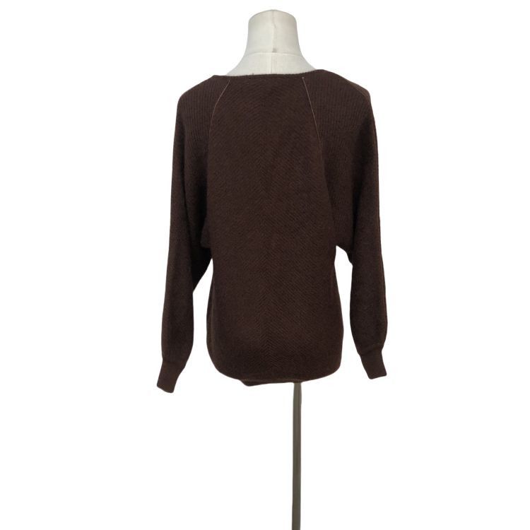 Dior Dior Brown Wool Blend Sweater Size M Size US M / EU 48-50 / 2 - 2 Thumbnail