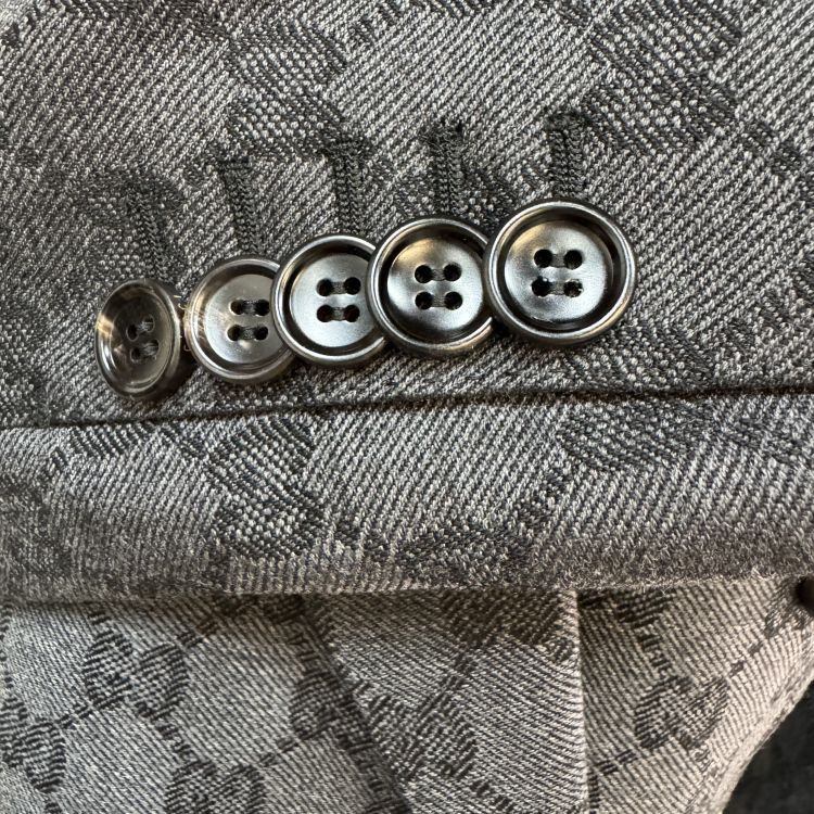 Gucci Gucci GG Pattern Double-Breasted Blazer Size 38 Size XS / US 0-2 / IT 36-38 - 5 Thumbnail