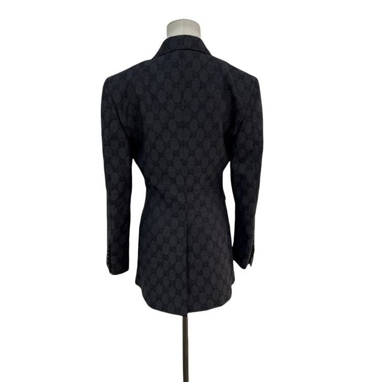 Gucci Gucci GG Pattern Double-Breasted Blazer Size 38 Size XS / US 0-2 / IT 36-38 - 2 Thumbnail