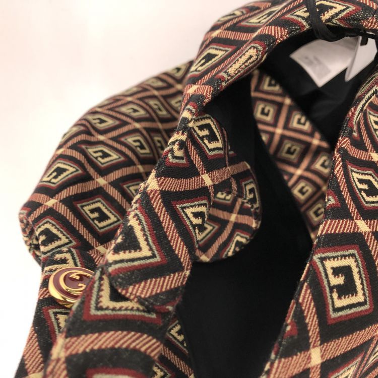 Gucci Gucci Geometric Print Romper Size 38 Size 26" / US 2 / IT 38 - 6 Thumbnail