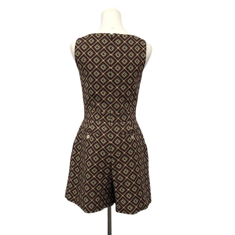 Gucci Gucci Geometric Print Romper Size 38 Size 26" / US 2 / IT 38 - 2 Thumbnail