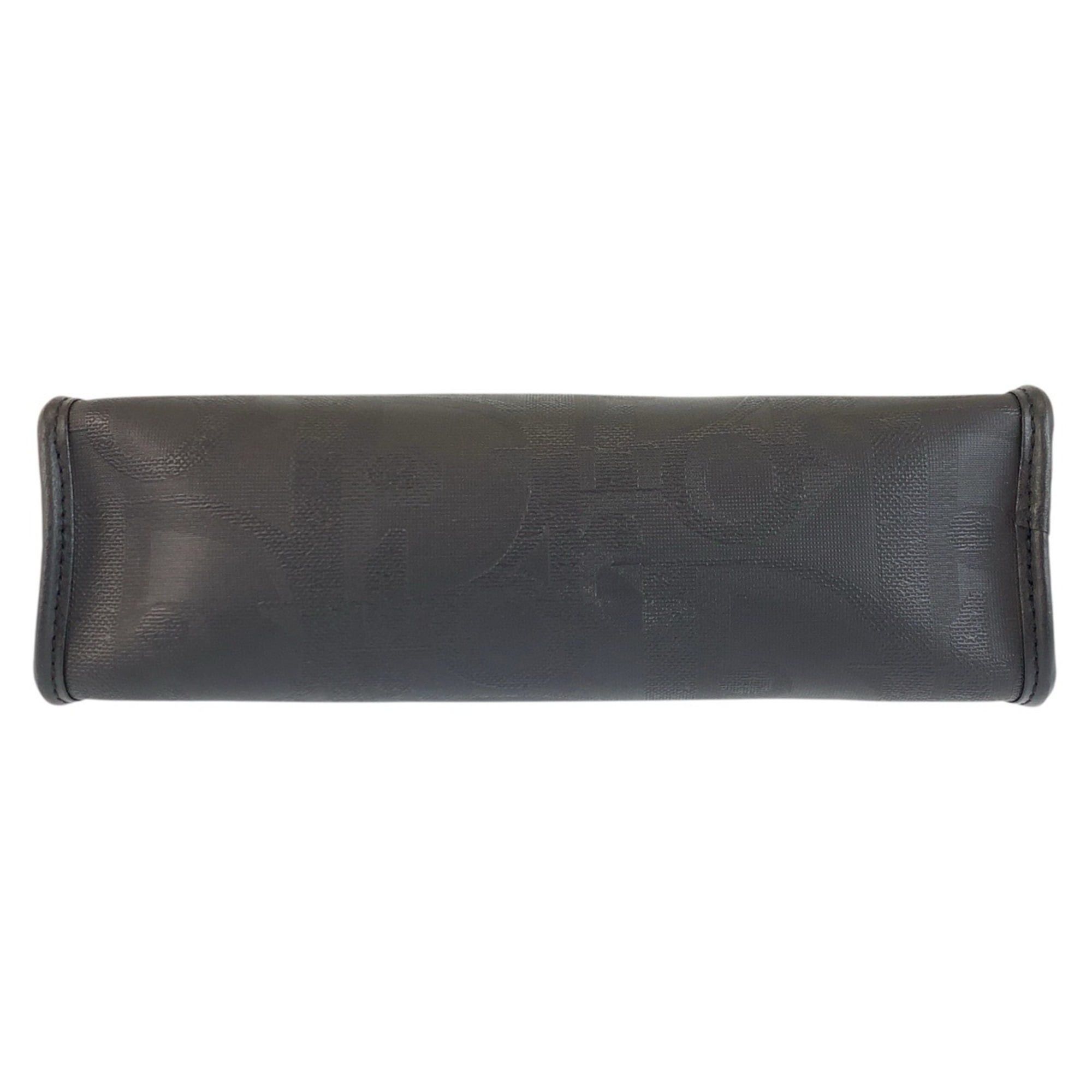 Dior Christian Dior Trotter Oval Black Clutch Bag with Gold Hardware - Women's Size ONE SIZE - 8 Thumbnail
