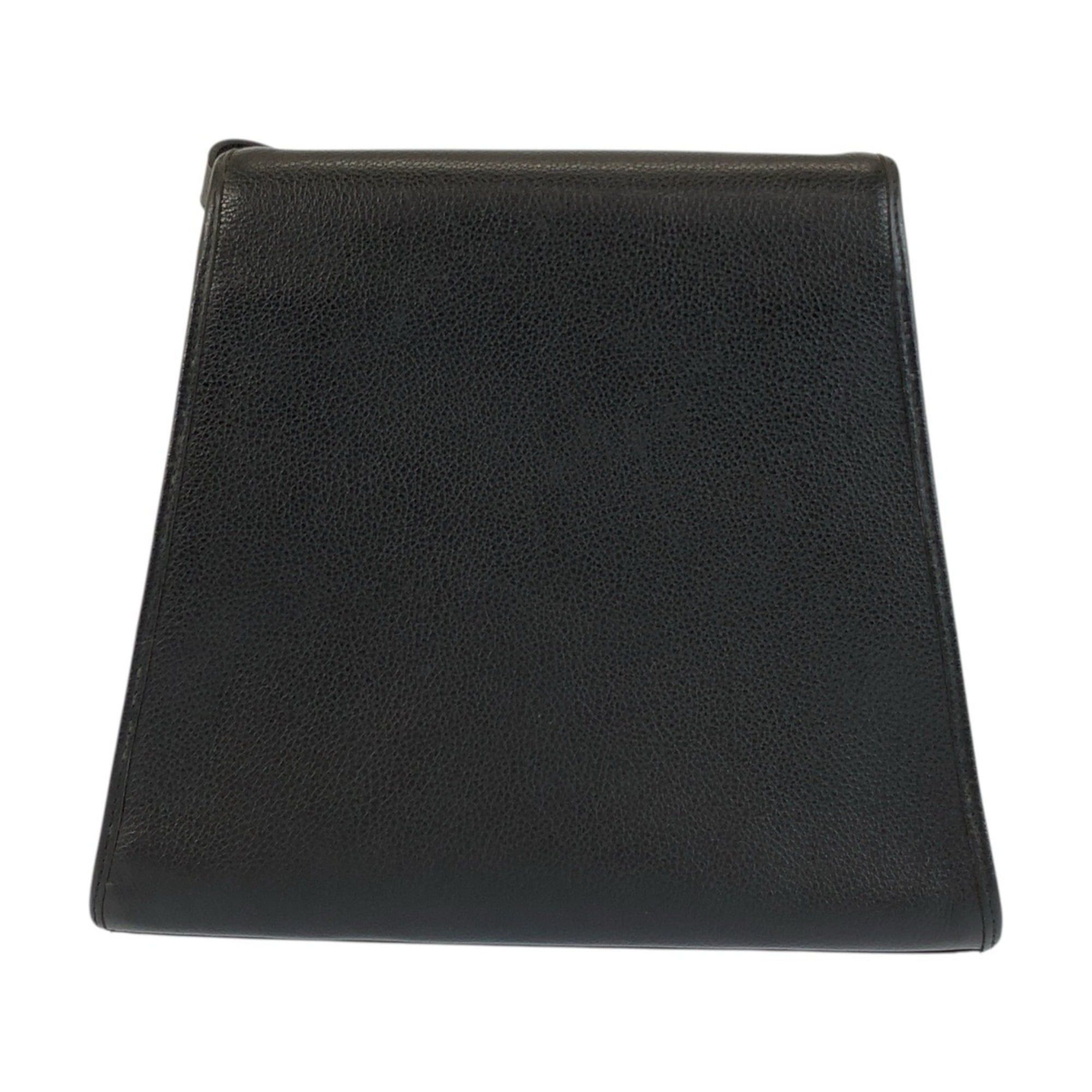 Yves Saint Laurent YVES SAINT LAURENT Vintage YSL Black Leather Shoulder Bag/Pouch for Women Size ONE SIZE - 2 Thumbnail