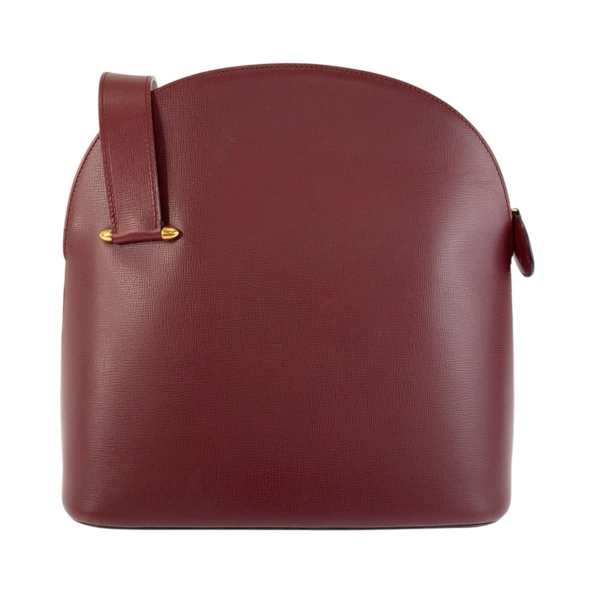 Cartier Cartier Must Line Bordeaux Gold Hardware Leather Shoulder Bag for Women Size ONE SIZE - 2 Thumbnail