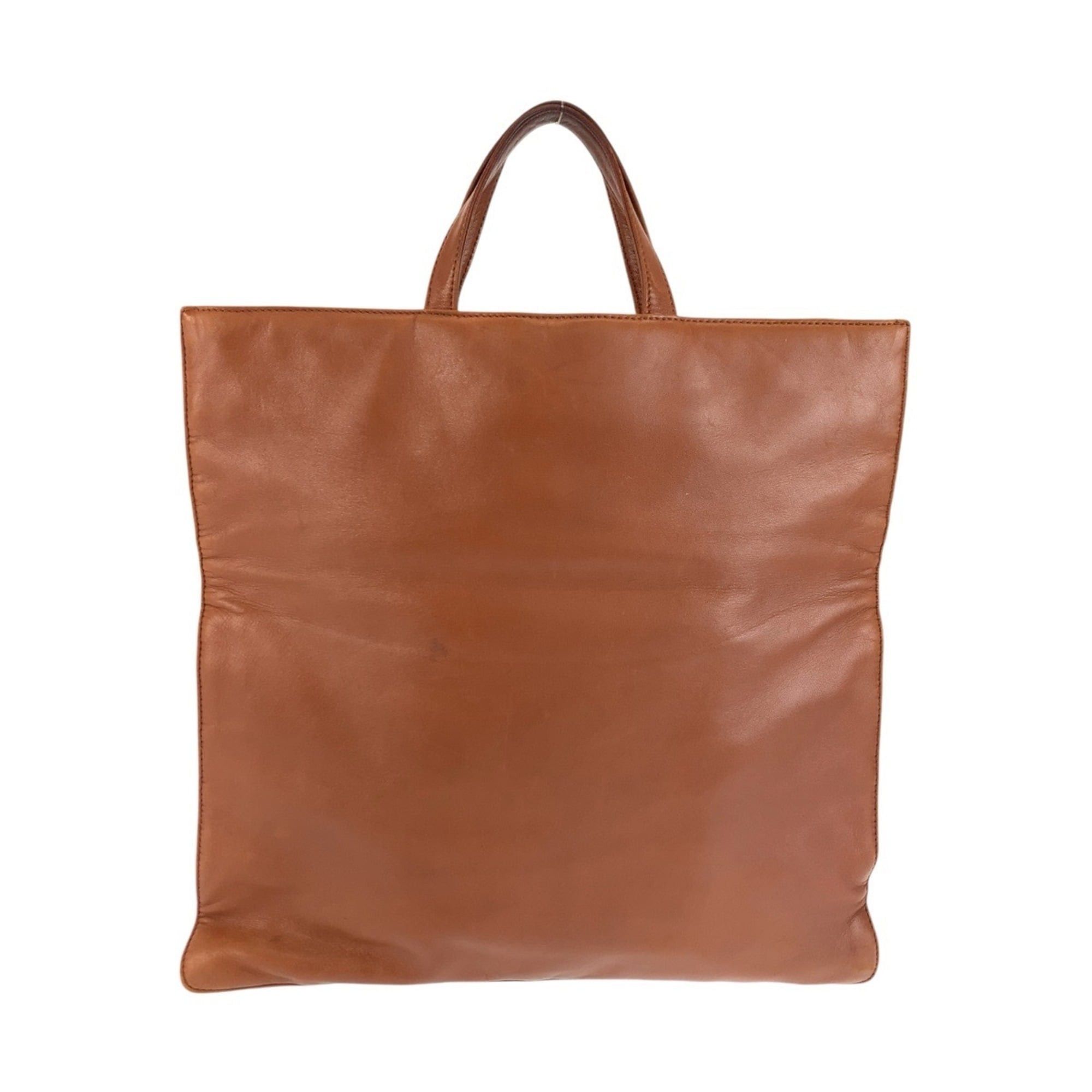Loewe LOEWE Anagram Brown Camel Gold Hardware Leather Tote Bag Handbag for Women Size ONE SIZE - 2 Thumbnail