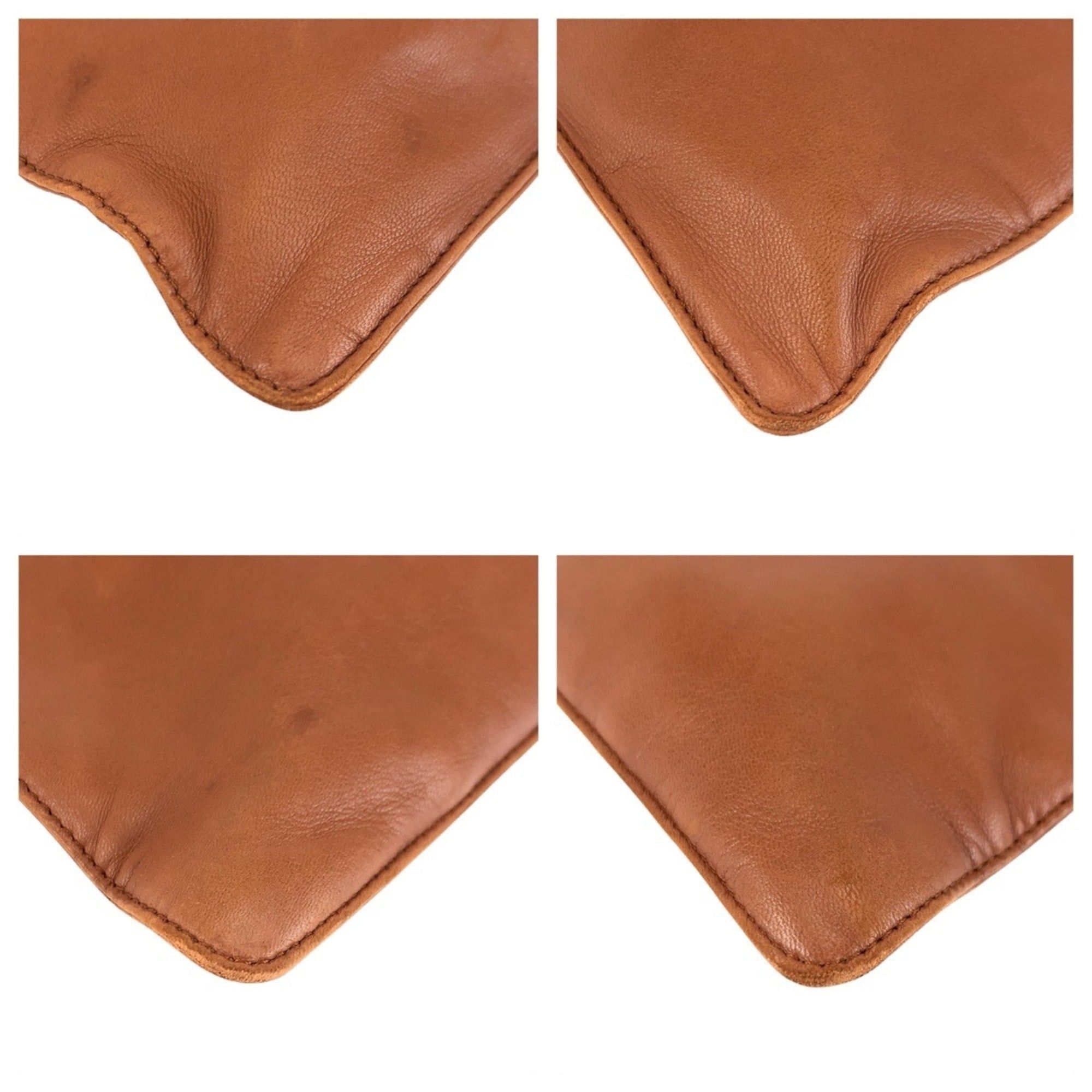 Loewe LOEWE Anagram Brown Camel Gold Hardware Leather Tote Bag Handbag for Women Size ONE SIZE - 3 Thumbnail