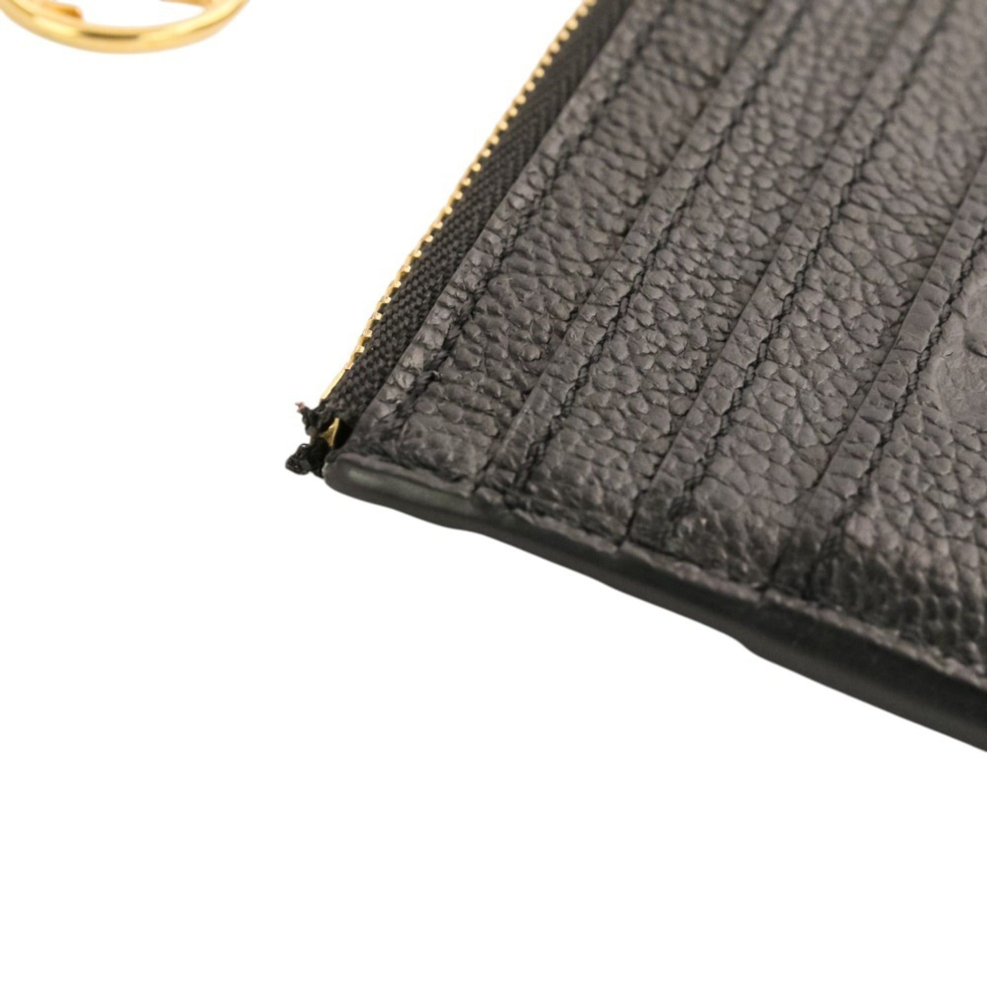 Louis Vuitton Louis Vuitton Monogram Empreinte Porte Cartes LV Charm Wallet/Coin Case/Card Case M82132 Black Women's Size ONE SIZE - 11 Thumbnail