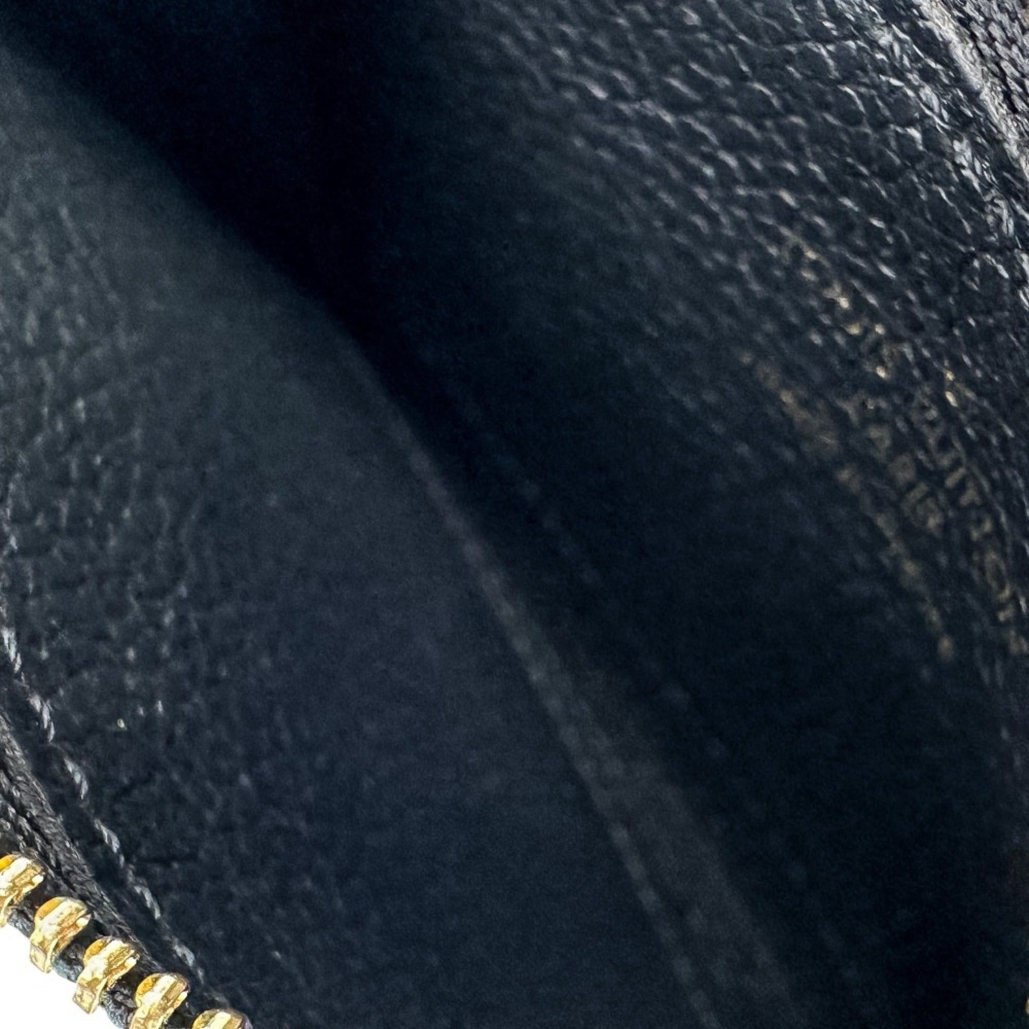 Louis Vuitton Louis Vuitton Monogram Empreinte Porte Cartes LV Charm Wallet/Coin Case/Card Case M82132 Black Women's Size ONE SIZE - 6 Thumbnail