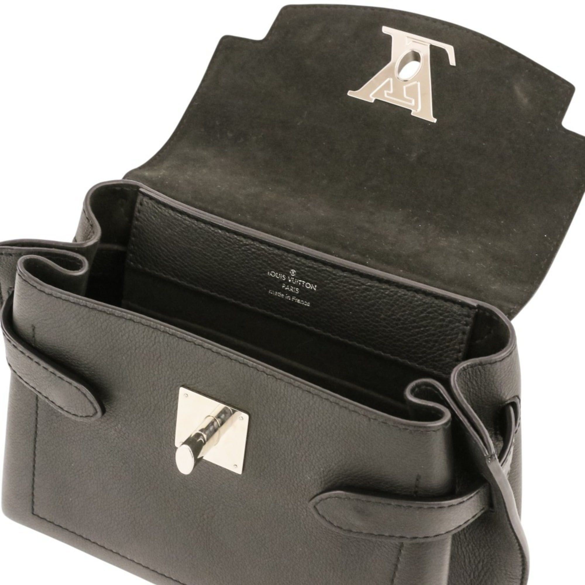 Louis Vuitton Louis Vuitton Lockme Ever MINI 2-way Leather Handbag/Shoulder Bag M20997 Black Women's Size ONE SIZE - 6 Thumbnail