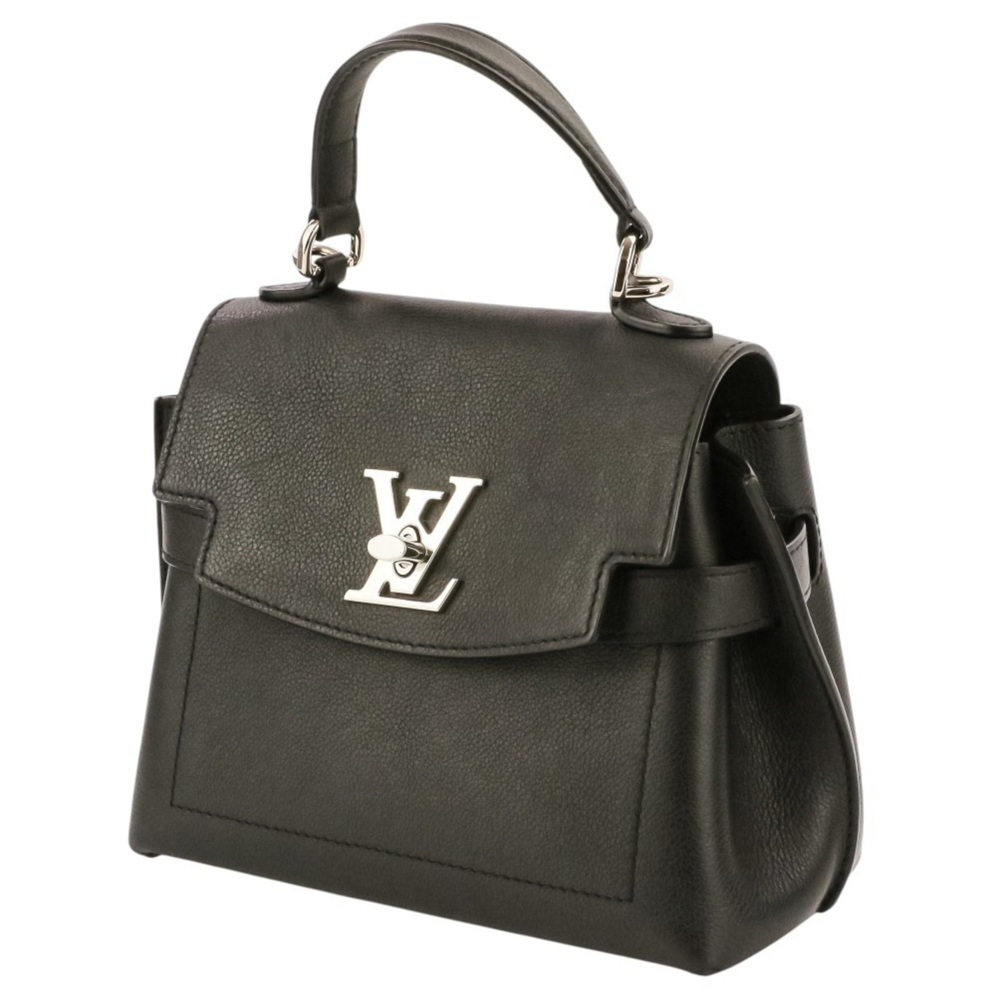 Louis Vuitton Louis Vuitton Lockme Ever MINI 2-way Leather Handbag/Shoulder Bag M20997 Black Women's Size ONE SIZE - 8 Thumbnail