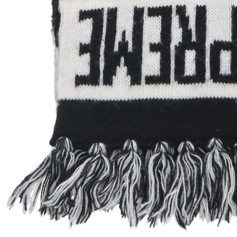 Supreme Supreme 16AW Striped Logo Scarf Black x White Size ONE SIZE - 3 Thumbnail