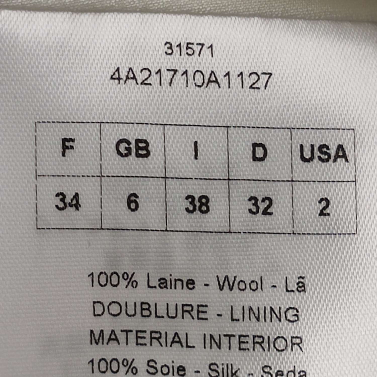 Dior Dior Women xs Coats Size XS / US 0-2 / IT 36-38 - 5 Thumbnail
