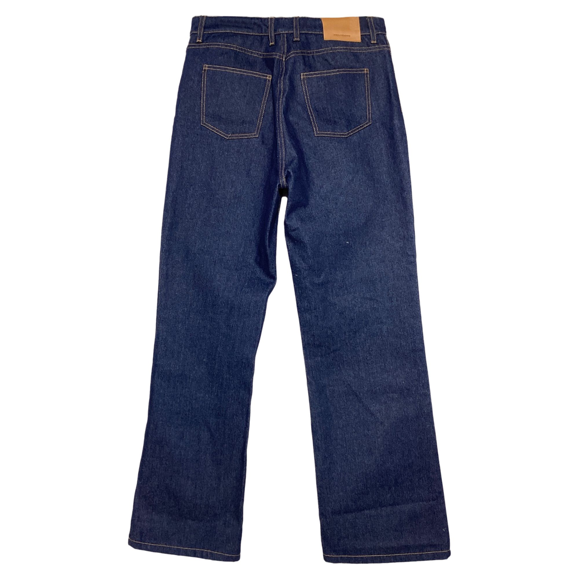 Paco Rabanne Paco Rabanne Straight Leg Jeans in Blue Cotton Denim Size 26" / US 2 / IT 38 - 2 Thumbnail