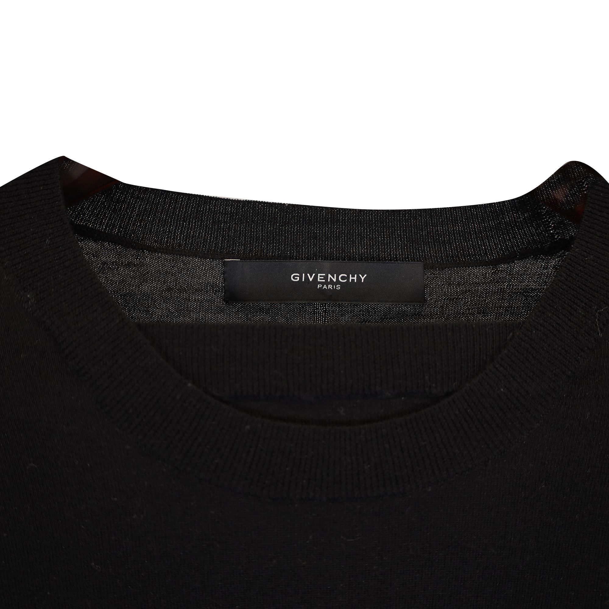 Givenchy Givenchy Two-Toned Crewneck Sweater in Black and Grey Wool Size XL / US 12-14 / IT 48-50 - 2 Thumbnail