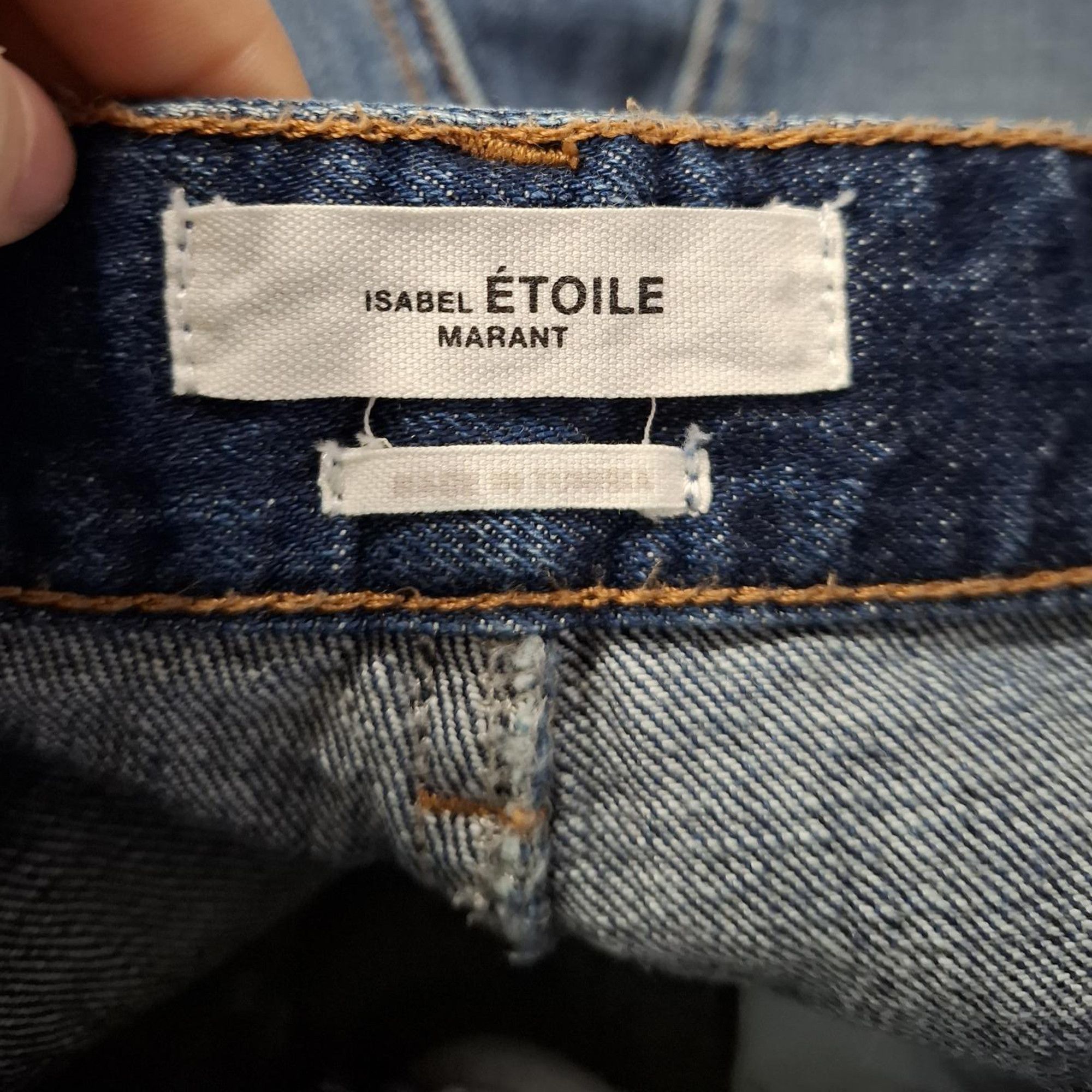 Isabel Marant Isabel Marant Etoile Knee-Length Skirt Blue Cotton Denim Size 24" / US 00 / IT 34 - 3 Thumbnail