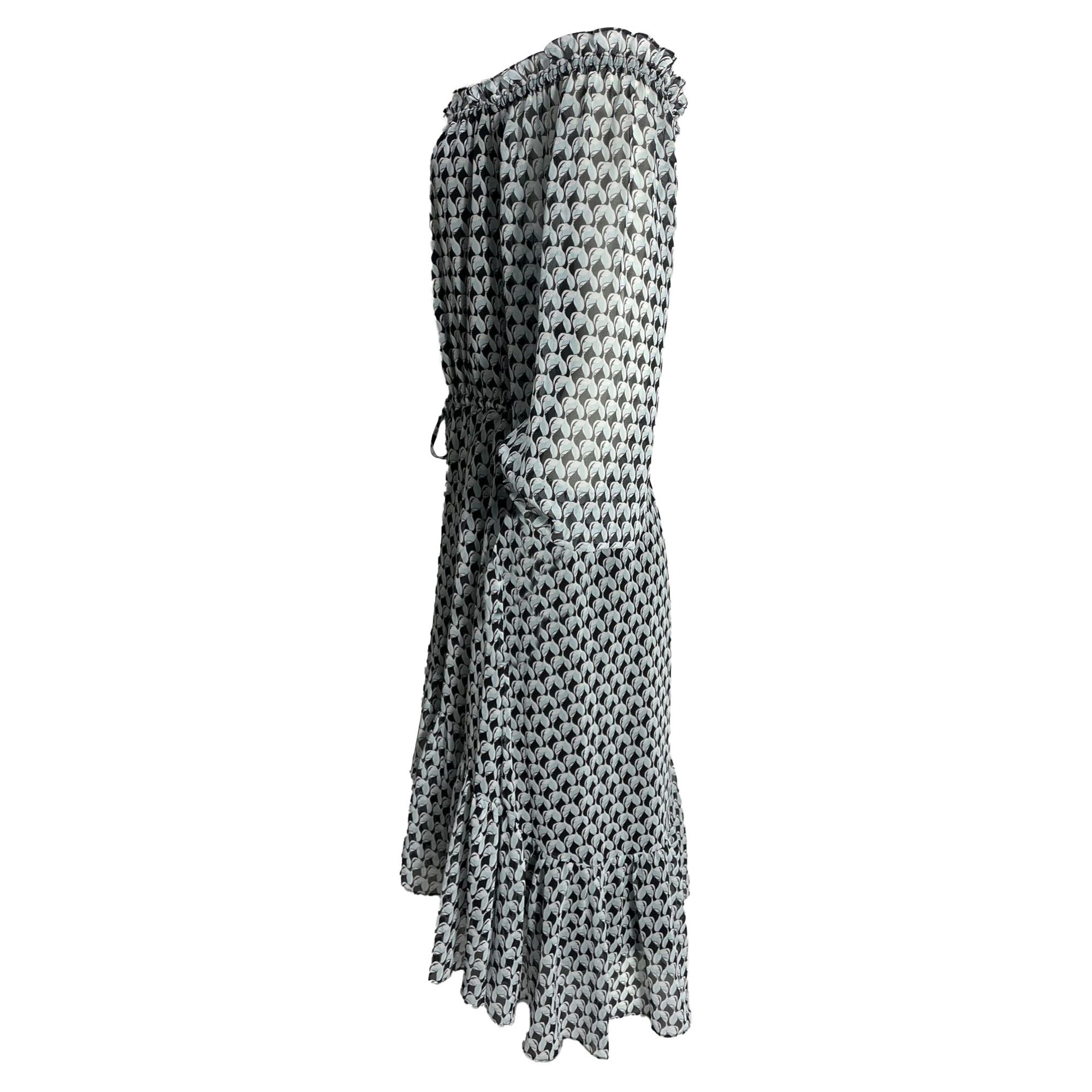 Diane von Furstenberg Diane von Furstenberg Printed Knee Length Dress in Multicolo Size XXS / US 00 / IT 34 - 3 Thumbnail