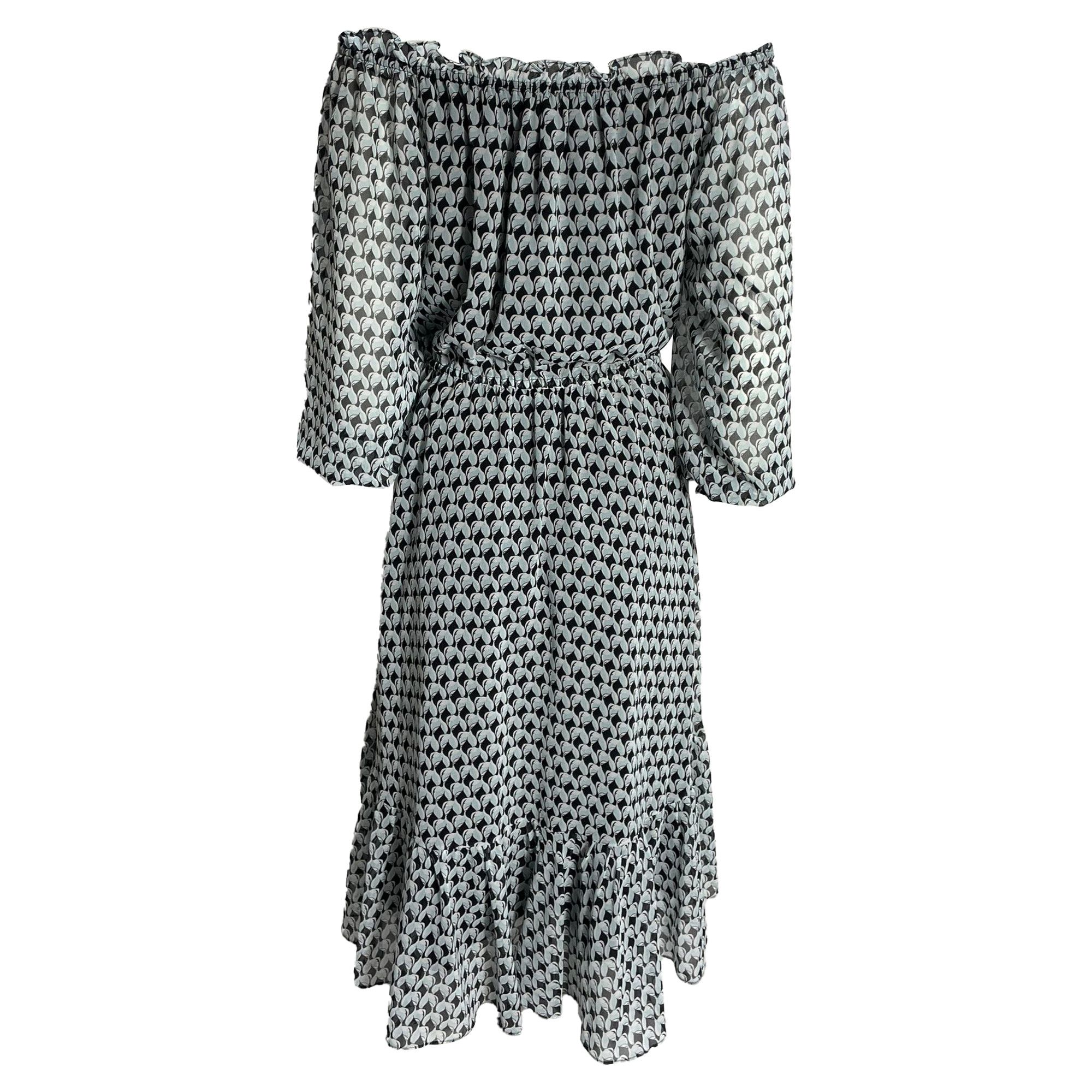 Diane von Furstenberg Diane von Furstenberg Printed Knee Length Dress in Multicolo Size XXS / US 00 / IT 34 - 2 Thumbnail