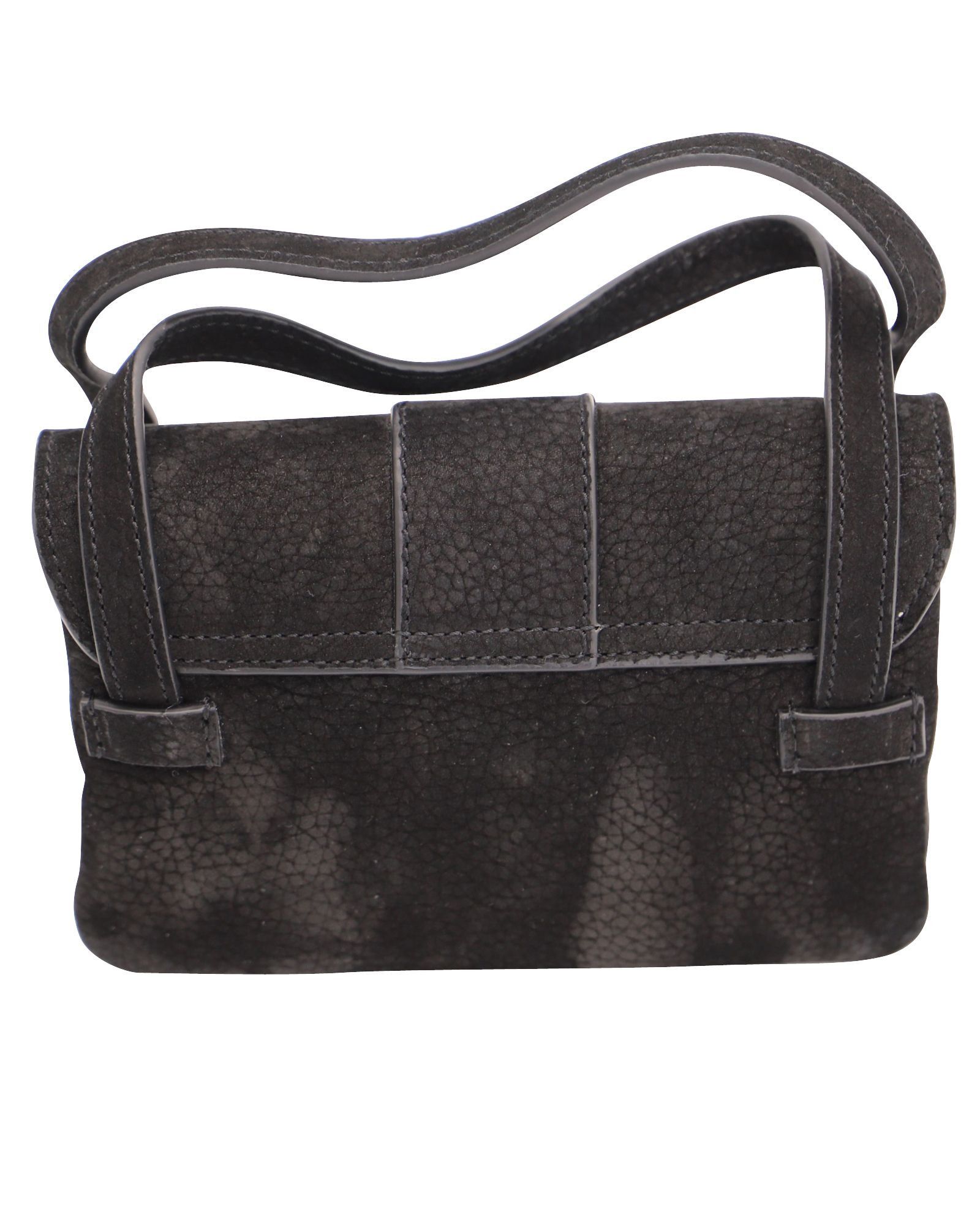 Jacquemus Jacquemus Le Sac Minho Nubuck Mini Bag in Black Suede Size ONE SIZE - 6 Thumbnail