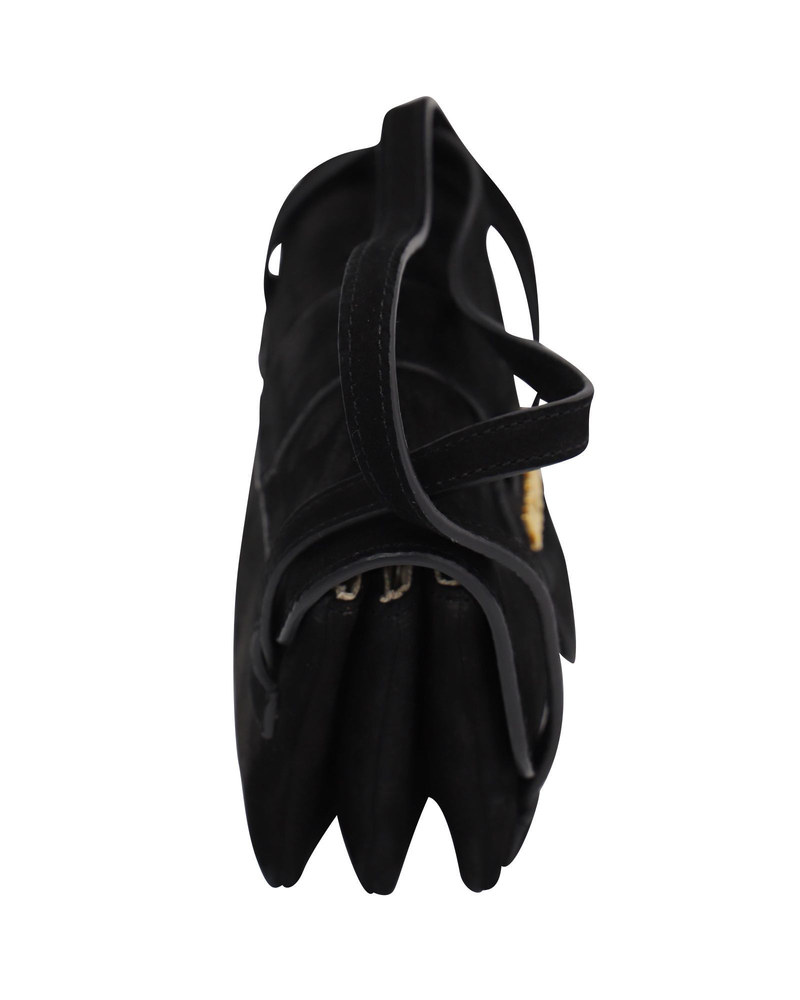 Jacquemus Jacquemus Le Sac Minho Nubuck Mini Bag in Black Suede Size ONE SIZE - 7 Thumbnail