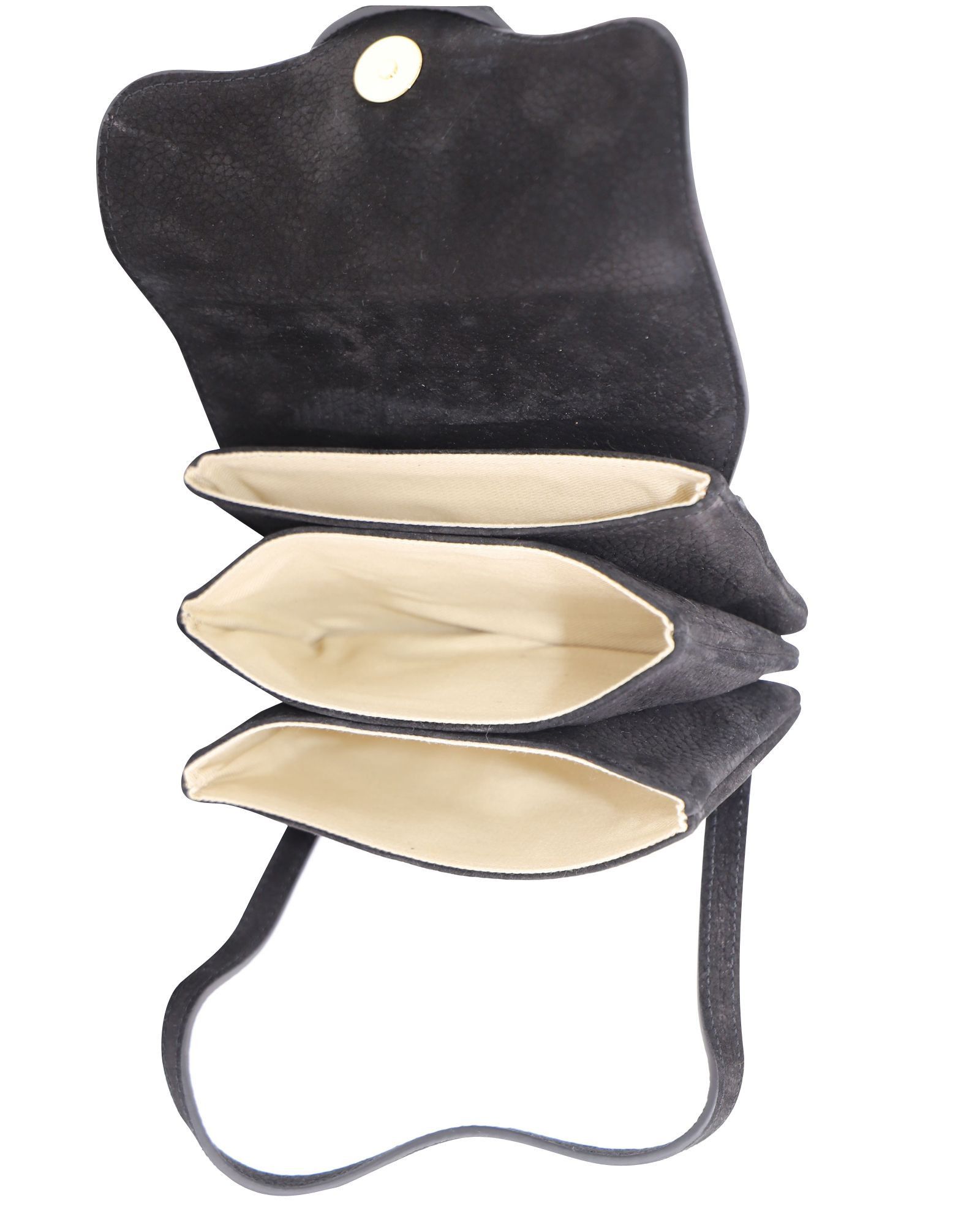 Jacquemus Jacquemus Le Sac Minho Nubuck Mini Bag in Black Suede Size ONE SIZE - 3 Thumbnail