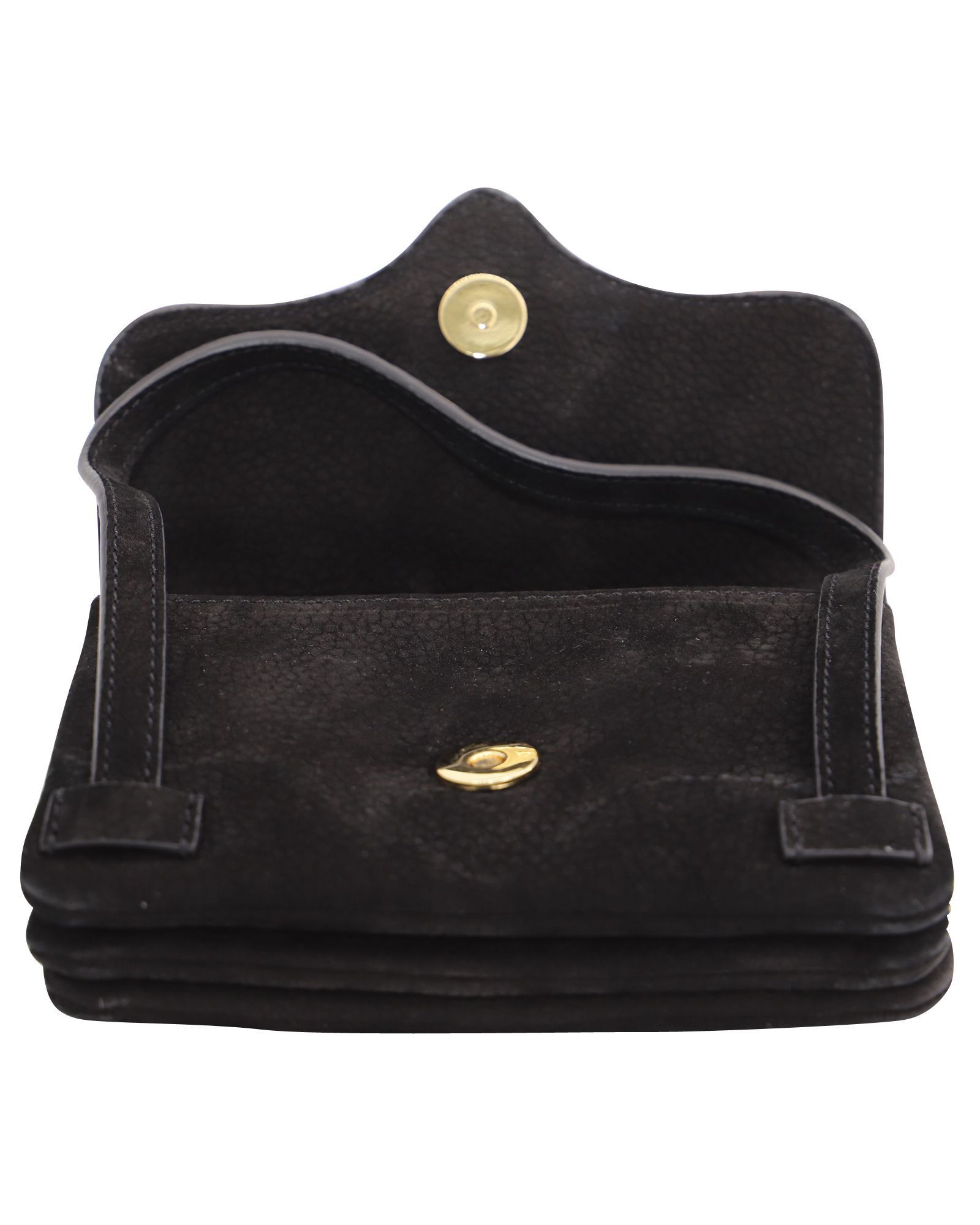 Jacquemus Jacquemus Le Sac Minho Nubuck Mini Bag in Black Suede Size ONE SIZE - 2 Thumbnail