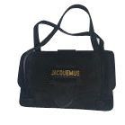 Jacquemus Jacquemus Le Sac Minho Nubuck Mini Bag in Black Suede Size ONE SIZE - 10 Thumbnail
