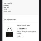 Jacquemus Jacquemus Le Sac Minho Nubuck Mini Bag in Black Suede Size ONE SIZE - 5 Thumbnail