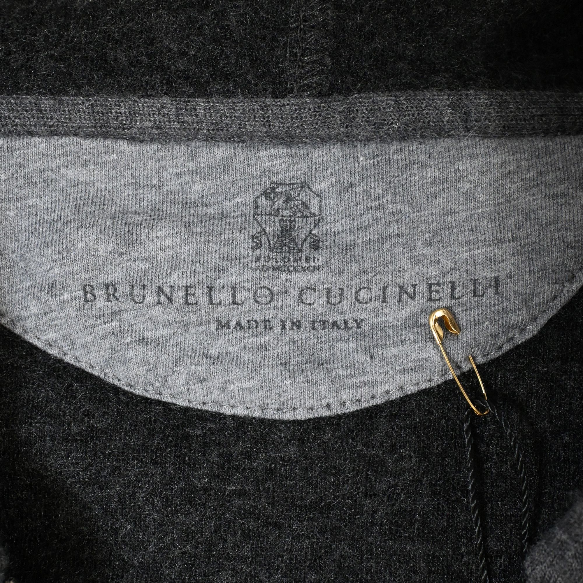 Brunello Cucinelli Brunello Cucinelli Double Zipper Hooded Jacket in Grey Cotto Size S / US 4 / IT 40 - 5 Thumbnail
