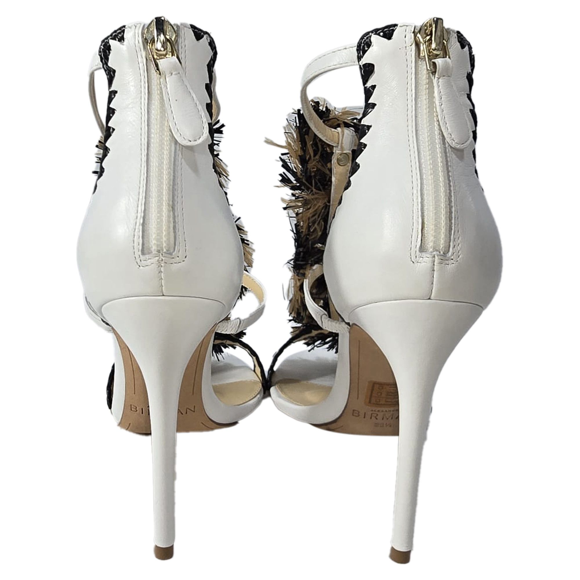 Alexandre Birman Alexandre Birman Tornado Sandals in White Leather Size US 8.5 / IT 38.5 - 4 Thumbnail