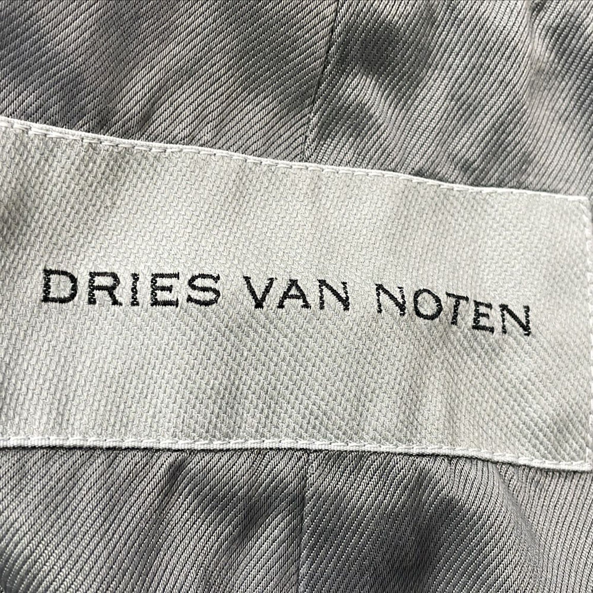 Dries Van Noten Dries Van Noten Double-Breasted Oversized Blazer in Grey Cu Size S / US 4 / IT 40 - 5 Thumbnail