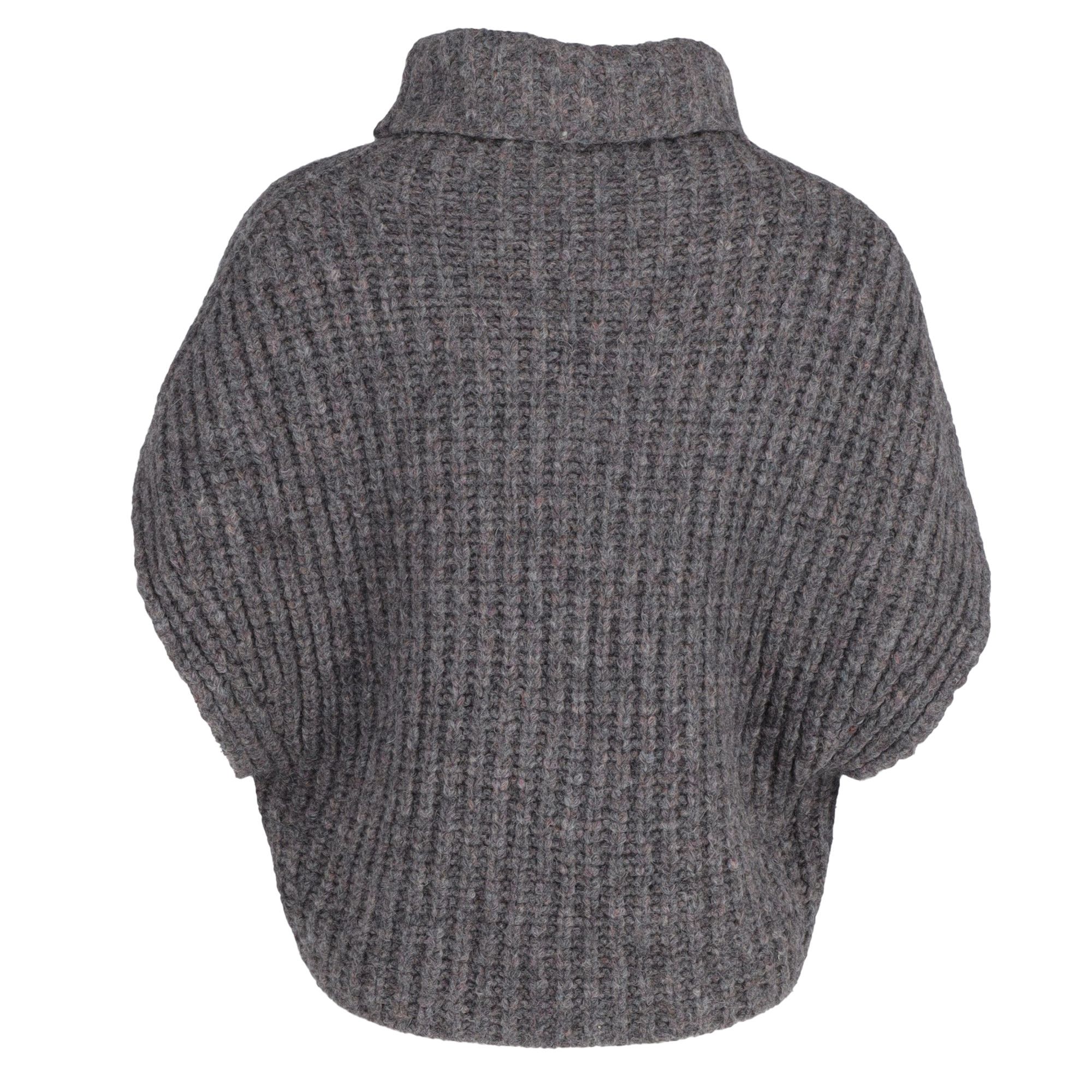 Isabel Marant Isabel Marant Ivy Turtleneck Sleeveless Sweater in Grey Wool Size XS / US 0-2 / IT 36-38 - 3 Thumbnail