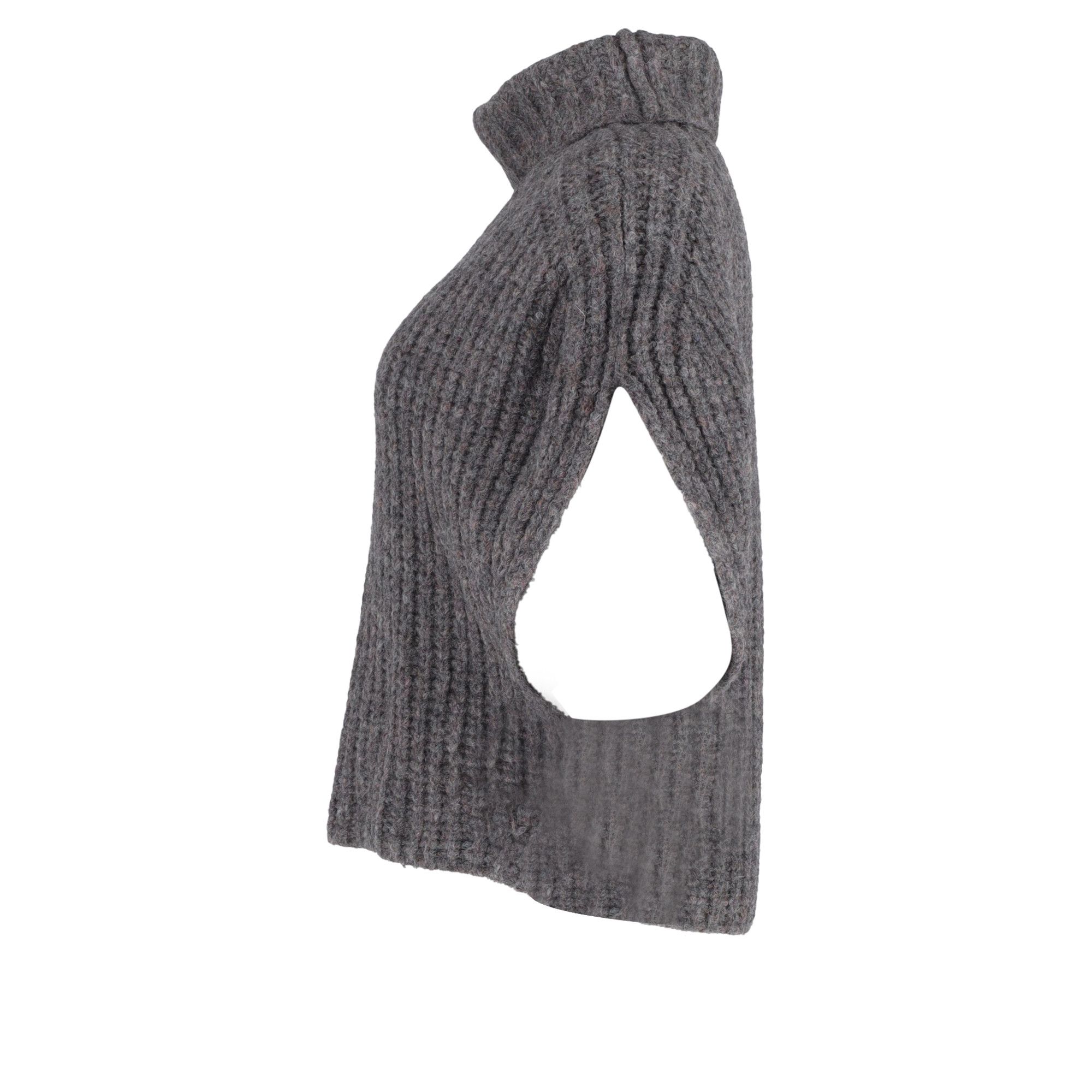 Isabel Marant Isabel Marant Ivy Turtleneck Sleeveless Sweater in Grey Wool Size XS / US 0-2 / IT 36-38 - 2 Thumbnail