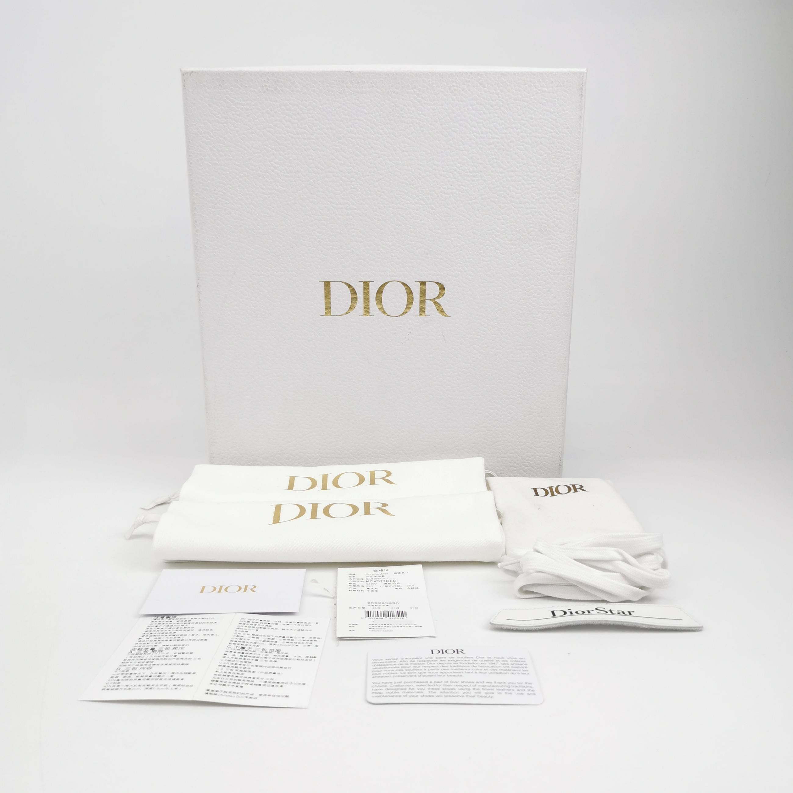 Dior Dior Women 5-5 Lowtop Sneakers Size US 5.5 / IT 35.5 - 6 Thumbnail