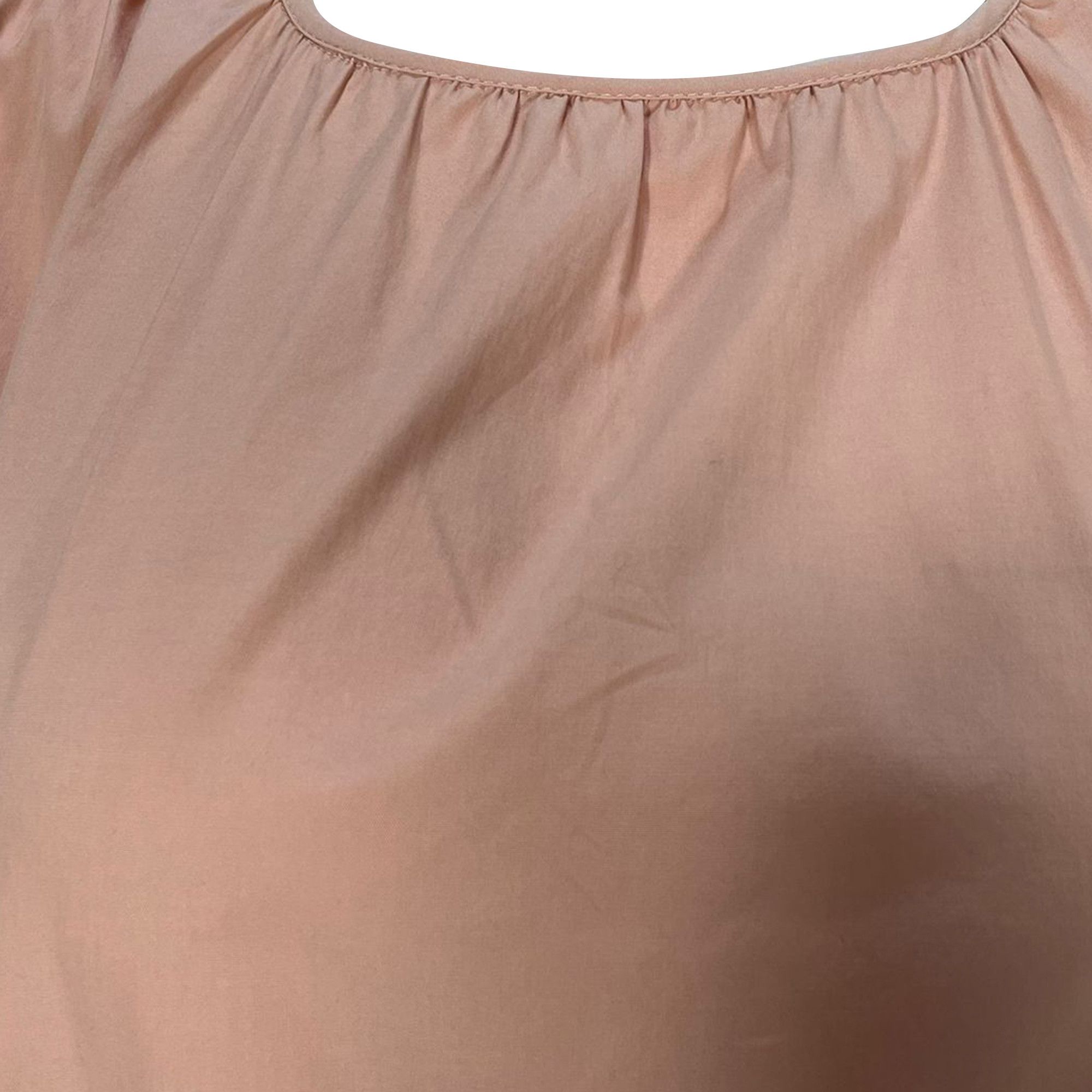 RED Valentino Red Valentino Lace-Up Mini Dress in Pink Cotton Size M / US 6-8 / IT 42-44 - 4 Thumbnail