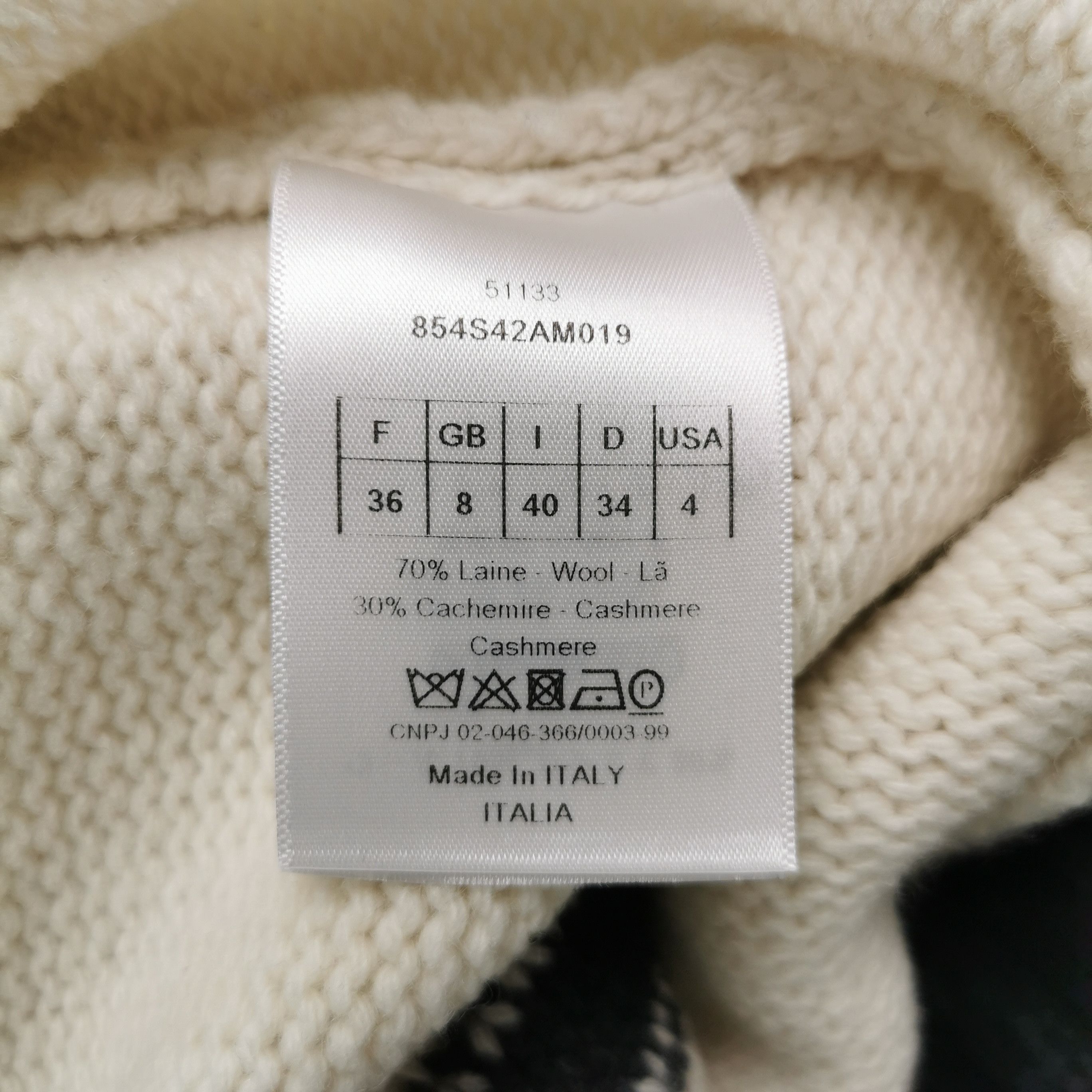 Dior Dior Women s Sweaters Size S / US 4 / IT 40 - 5 Thumbnail
