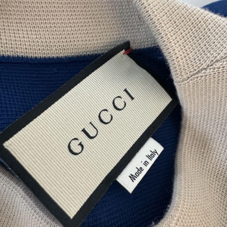 Gucci Gucci Blue Wool Logo Mini Dress Size M Size M / US 6-8 / IT 42-44 - 4 Thumbnail